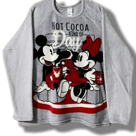 Disney Mickey & Minnie Plush Minky 2-Piece PJ Set - Picture 3 of 15